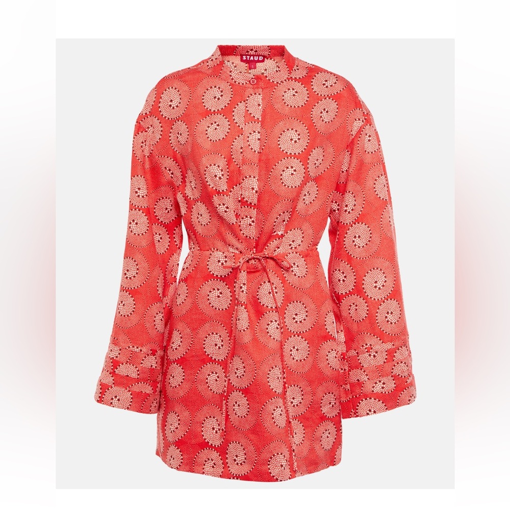 STAUD Karlee Printed Mini Dress